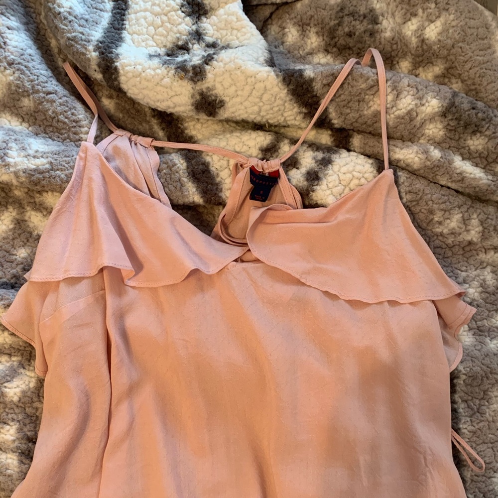light pink aero blouse tank top! ♡